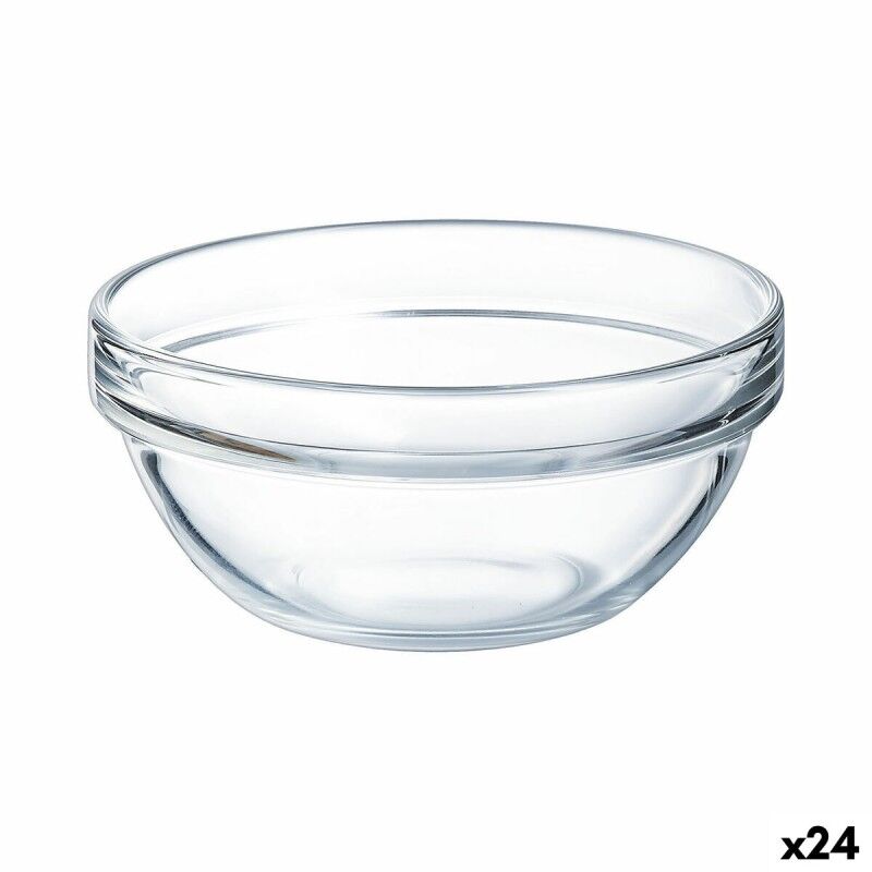 Luminarc|Tigela Luminarc Apilable Transparente Vidro (24 Unidades) Luminarc|Tigela Luminarc Apilable Transparente Vidro (24 Unidades)