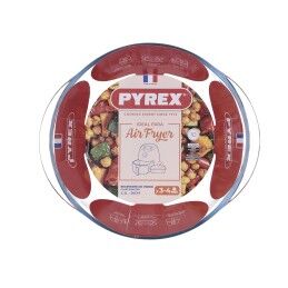 Pyrex|Recipiente de Cozinha Pyrex Airfryer Transparente Vidro Ø 26 cm 2,3 L (8 Unidades)