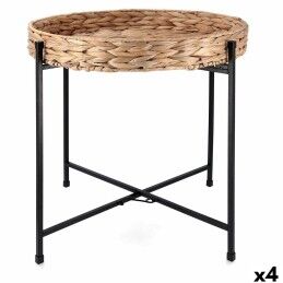 Home ESPRIT|Mesa de apoio Home ESPRIT Preto Metal 60 x 30 x 60 cm