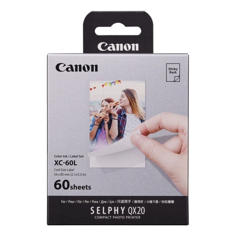 Canon|Papel fotográfico mate Canon 6756C001 5,4 x 8,5 cm (60 Unidades) Canon|Papel fotográfico mate Canon 6756C001 5,4 x 8,5 cm (60 Unidades)