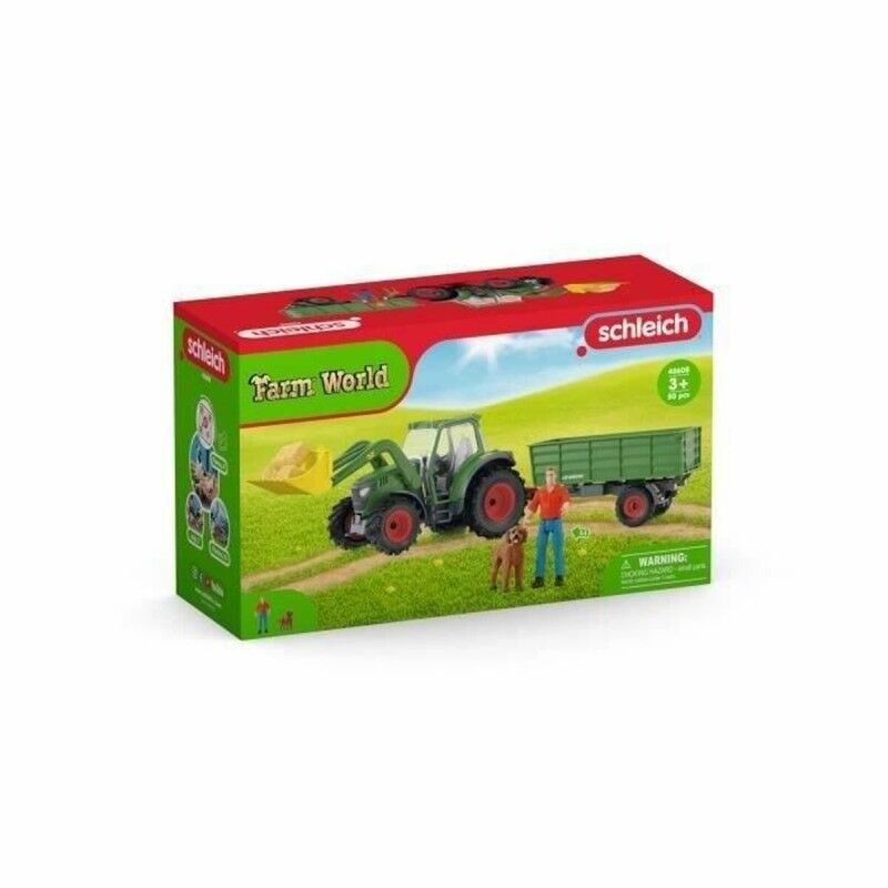 Schleich|Figura articulada Schleich Tracteur avec remorque Schleich|Figura articulada Schleich Tracteur avec remorque