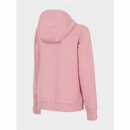 Polar com Capuz Mulher 4F Zip Up Cor de Rosa