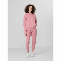 Polar com Capuz Mulher 4F Zip Up Cor de Rosa