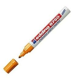 Edding|Rotulador permanente Edding 8750 Amarelo (10 Unidades)