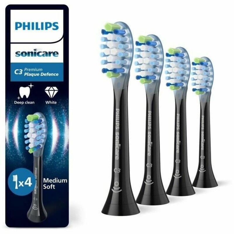 Philips|Cabeça de Substituição Philips HX9044/88 Preto 4 Unidades Philips|Cabeça de Substituição Philips HX9044/88 Preto 4 Unidades