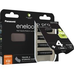 Panasonic|Pilhas Recarregáveis Panasonic BK-4HCDE/4CP+CASE