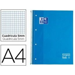Oxford|Caderno Oxford Classic Turquesa A4 80 Folhas (5 Unidades)
