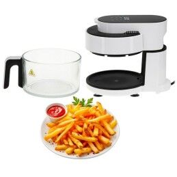 Adler|Fritadeira de Ar Adler AD 6316 Branco Preto 1200 W 3 L