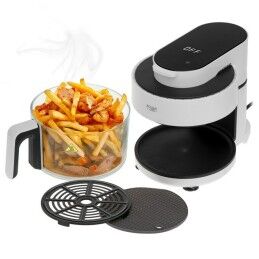 Adler|Fritadeira de Ar Adler AD 6316 Branco Preto 1200 W 3 L