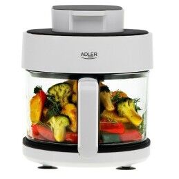 Adler|Fritadeira de Ar Adler AD 6316 Branco Preto 1200 W 3 L