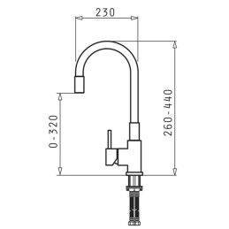 Pyramis|Kitchen Tap Pyramis 090 919 701 Branco Aço inoxidável Granito