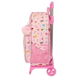 Disney Princess|Mochila Escolar com Rodas Disney Princess Summer adventures Cor de Rosa 33 x 42 x 14 cm