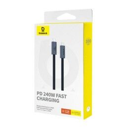 Baseus|Cabo USB-C para USB-C Baseus P10311803111-00 Preto 1 m