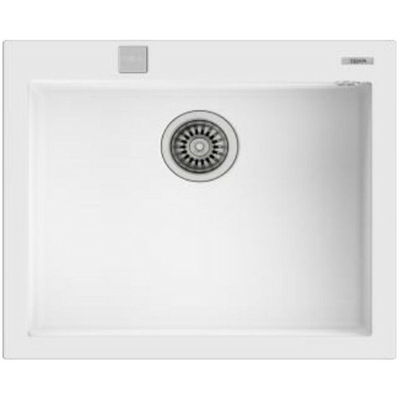 Teka|Lava-loiça de de Uma Cuba Teka Forsquare 50.40 TG Branco Teka|Lava-loiça de de Uma Cuba Teka Forsquare 50.40 TG Branco