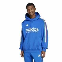Adidas|Polar com Capuz Homem Adidas House Of Tiro Nations Azul