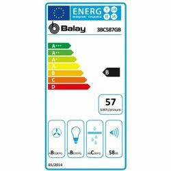 Balay|Extrator Convencional Balay 1200044925 80 cm 680 m3/h Touch Control 56 dB Branco