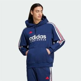 Adidas|Polar com Capuz Homem Adidas Tiro Nations Pack Azul