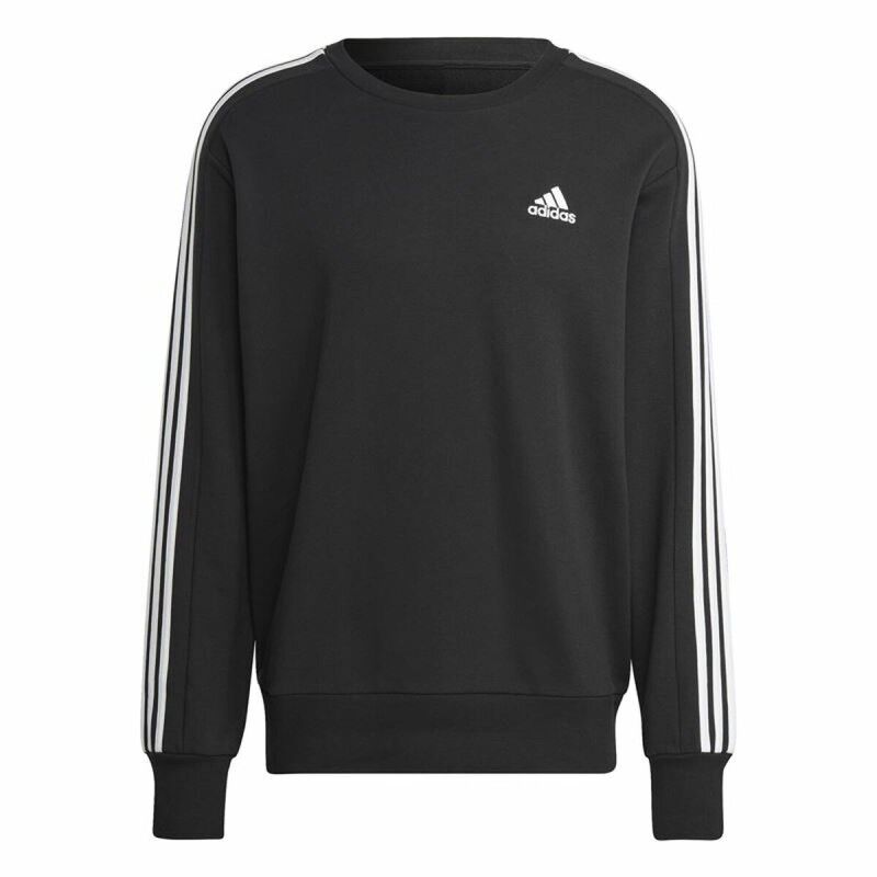 Adidas|Polar sem Capuz Homem Adidas 3S Ft Preto Adidas|Polar sem Capuz Homem Adidas 3S Ft Preto