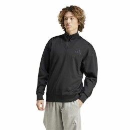 Adidas|Polar sem Capuz Homem Adidas All Szn Fleece 1/4 Zip Crew Preto