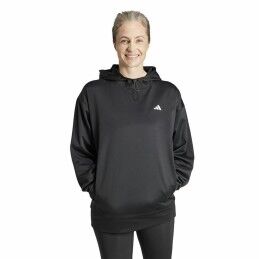 Adidas|Polar com Capuz Mulher Adidas Game and go Hoodie Mujer Preto