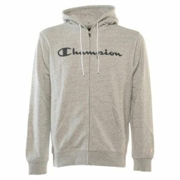 Polar com Capuz Homem Champion Hooded Full Zip Cinzento