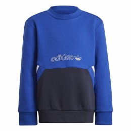 Conjunto Desportivo para Crianças Adidas Crew Azul