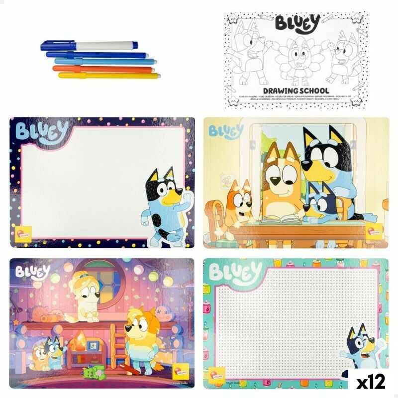 Bluey|Conjunto de Desenho Bluey Pocket Drawing School (12 Unidades) Bluey|Conjunto de Desenho Bluey Pocket Drawing School (12 Unidades)