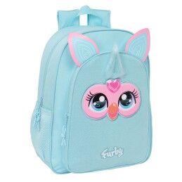 BlackFit8|Mochila Escolar com Rodas 905 BlackFit8 M313G Turquesa (32 x 42 x 15 cm)