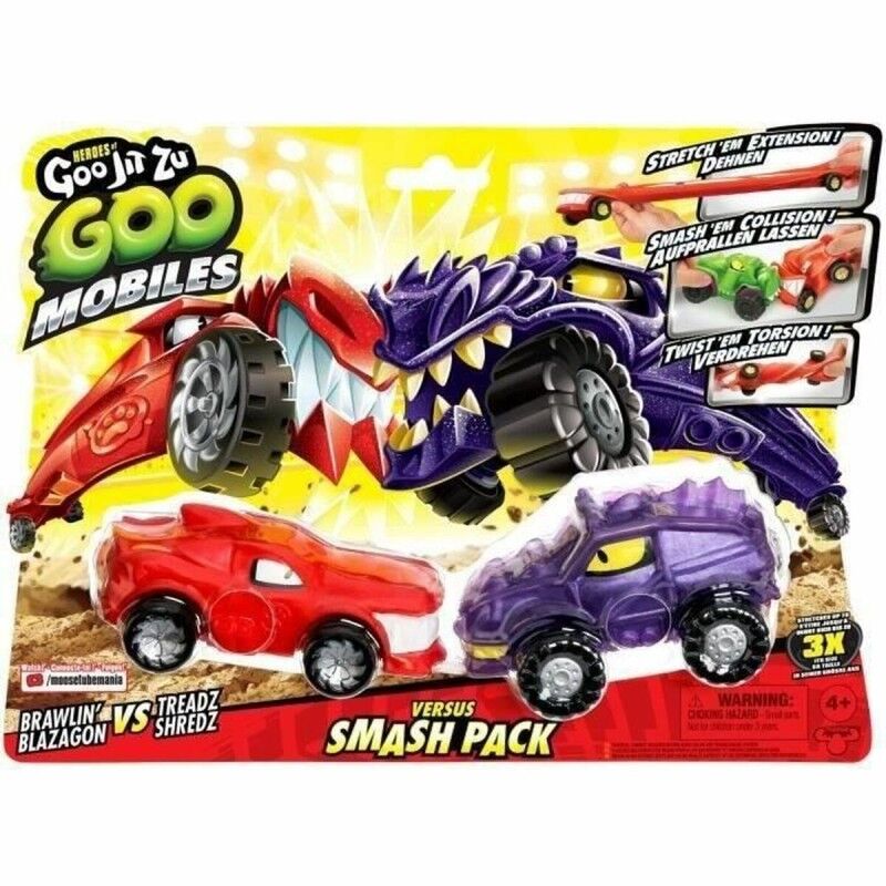 Moose Toys|Boneco de Ação Moose Toys GOO MOBILES - BLAZAGON VS TREADS SHREDZ Vermelho Moose Toys|Boneco de Ação Moose Toys GOO MOBILES - BLAZAGON VS TREADS SHREDZ Vermelho