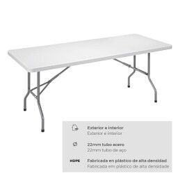 EDM Product|Mesa Dobrável EDM 75130 Branco