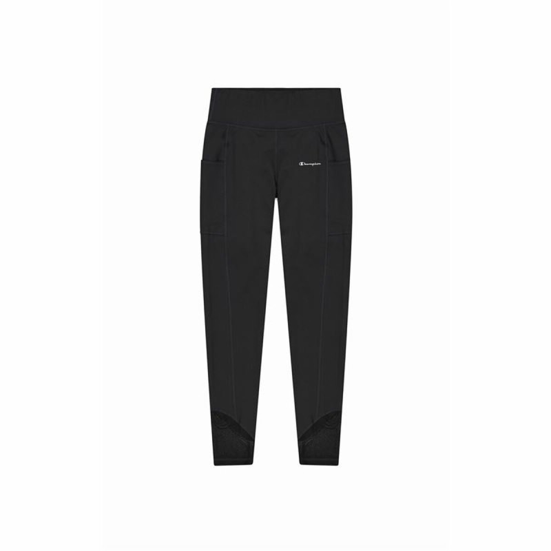 Leggings de Desporto de Mulher Champion Crop Preto