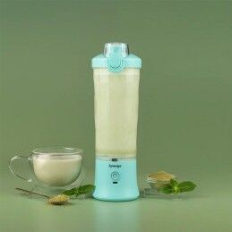 Sponge|Batedora de Copo Sponge 703674402223 Transparente Turquesa 600 ml