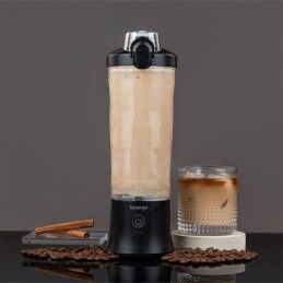 Sponge|Batedora de Copo Sponge 703674402216 Preto Transparente 600 ml
