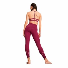 Leggings de Desporto de Mulher Puma Studio Ultrabare Vermelho Escuro