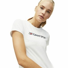 Camisola de Manga Curta Homem Tommy Hilfiger Logo Chest Branco