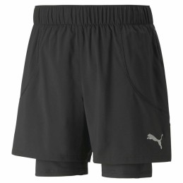 Calções de Desporto Unisexo Puma Run 2in1 5" Preto