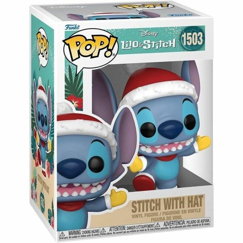 Funko Pop!|Figuras de Ação Funko Pop! Stitch con gorro Chapéu