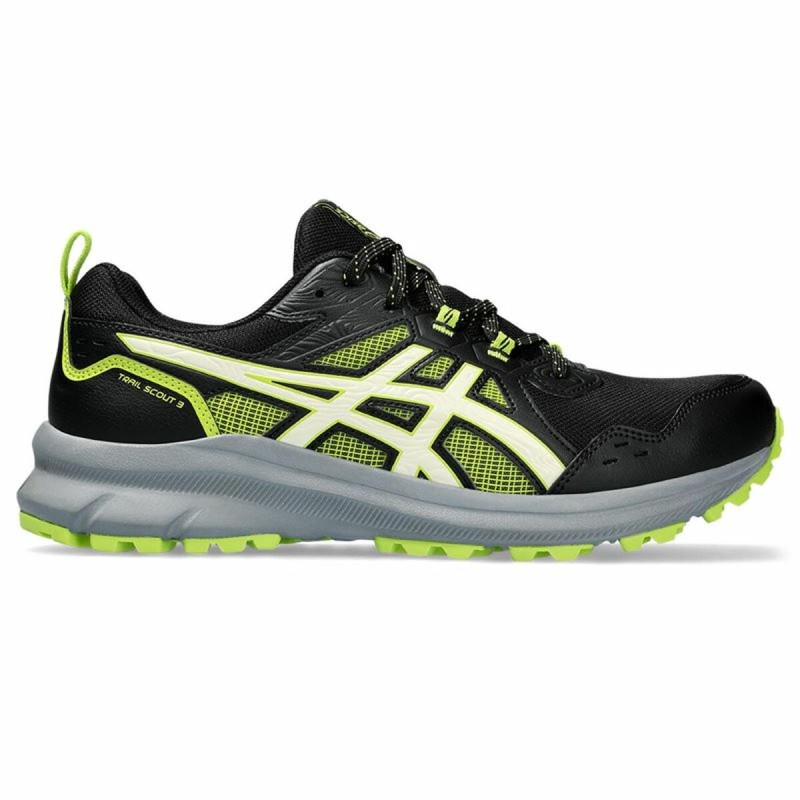 Sapatilhas de Running para Adultos Asics Scout 3 Montanha Homem Preto