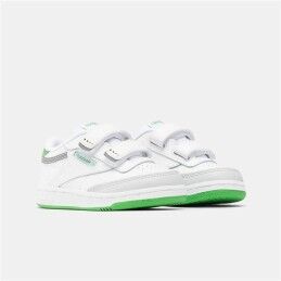 Reebok|Sapatilhas de Desporto para Bebés Reebok Club C 2V 2.0 Branco Verde