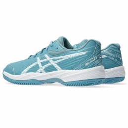 Sapatilhas de Ténis Infantis Asics Gel-Game 9 Gs Clay/ Azul Claro