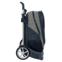 Kappa|Mochila Escolar com Rodas Kappa Dark Navy 32 x 16 x 44 cm