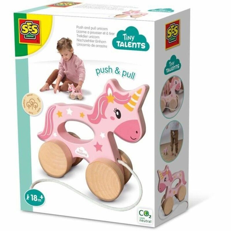 SES Creative|Figura articulada SES Creative Unicornio de madera 2 en 1 Unicórnio SES Creative|Figura articulada SES Creative Unicornio de madera 2 en 1 Unicórnio