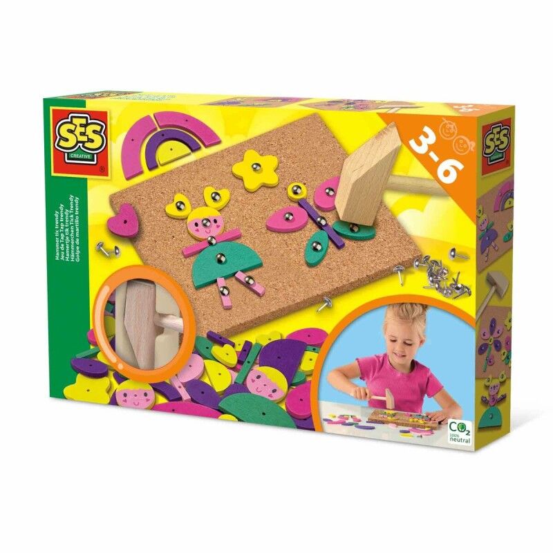 SES Creative|Jogo de Trabalhos Manuais com Papel SES Creative Juego Trendy Tap Tap SES Creative|Jogo de Trabalhos Manuais com Papel SES Creative Juego Trendy Tap Tap