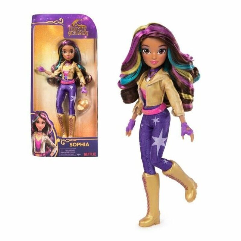 Spin Master|Boneca Spin Master Sophia Academia Unicornio Unicórnio 9 Peças
