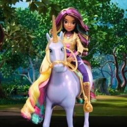Spin Master|Boneca Spin Master Sophia Academia Unicornio Unicórnio 9 Peças