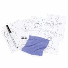 Smoby|Quadro Mágico Smoby Magnetic modulo slate Branco Madeira