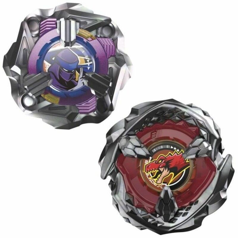 Hasbro|Jogo de habilidade Hasbro Beat Tyranno 4-70Q y Knife Shinobi 4-80HN 2 Peças 2 Unidades Hasbro|Jogo de habilidade Hasbro Beat Tyranno 4-70Q y Knife Shinobi 4-80HN 2 Peças 2 Unidades