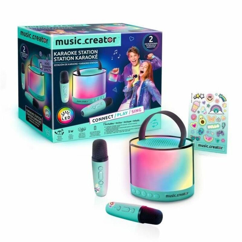 Canal Toys|Altifalante com microfone para karaoke Canal Toys INF 044 Canal Toys|Altifalante com microfone para karaoke Canal Toys INF 044