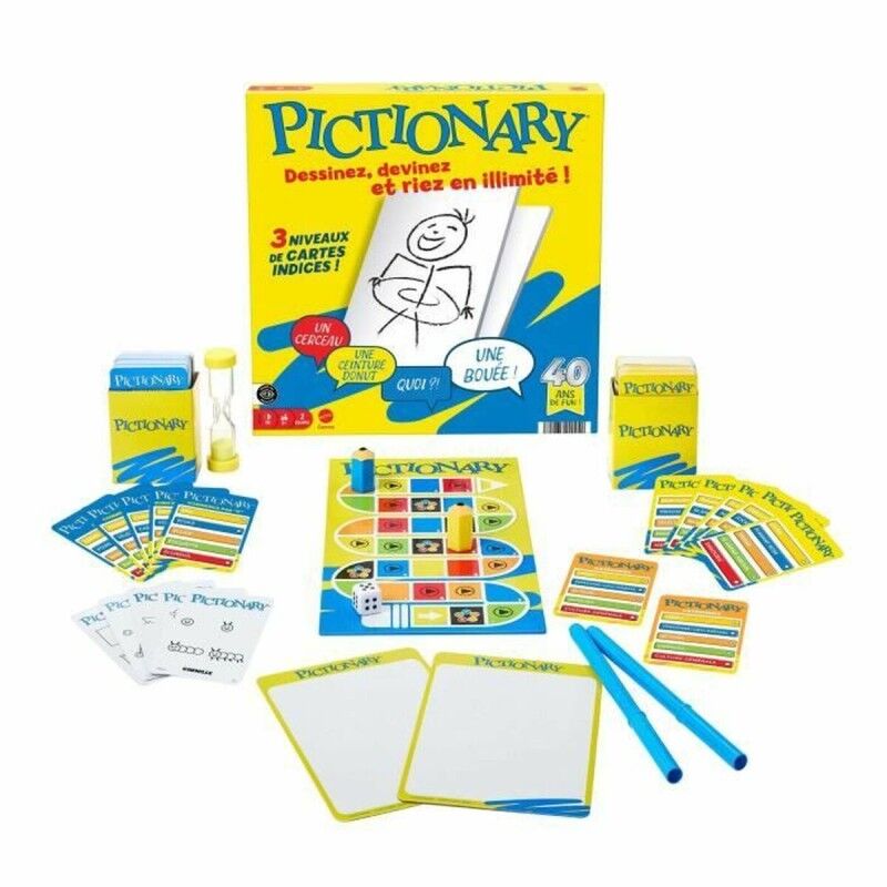 Mattel|Jogo de Mesa Mattel PICTIONARY Mattel|Jogo de Mesa Mattel PICTIONARY