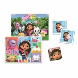 Clementoni|Brinquedo Interativo para Bebés Clementoni Edukit 4 en 1 Gabby y la casa mágica